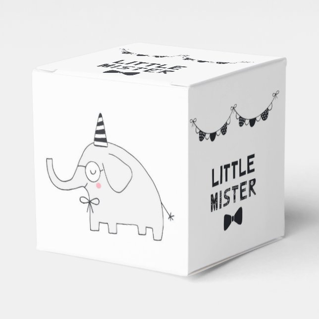 Little Mister | Baby Party Elephant | Presentaskar (Framsidan Sidan)