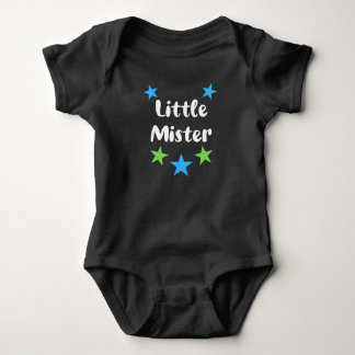 Little Mister Blue och Grönt Stars T Shirt