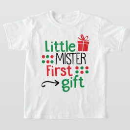 Little Mister First Gift jul T Shirt