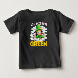 Little Mister Grönt Irish Pojke Leprechaun Boys T Shirt
