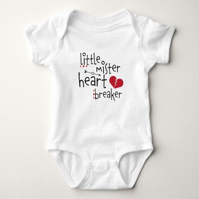 Little Mister Heartbrytare Pojke T Shirt (Framsida)