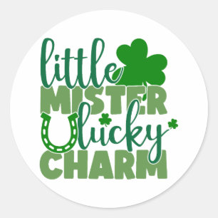 Little Mister Lucky Charm 🍀 ✨ Runt Klistermärke