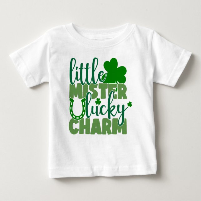 Little Mister Lucky Charm T Shirt (Framsida)