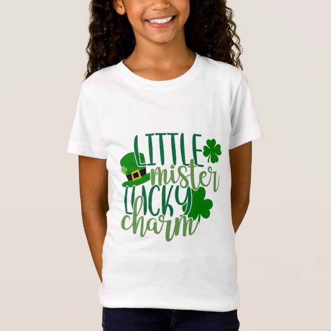 Little Mister Lucky Charm T Shirt (Framsida)