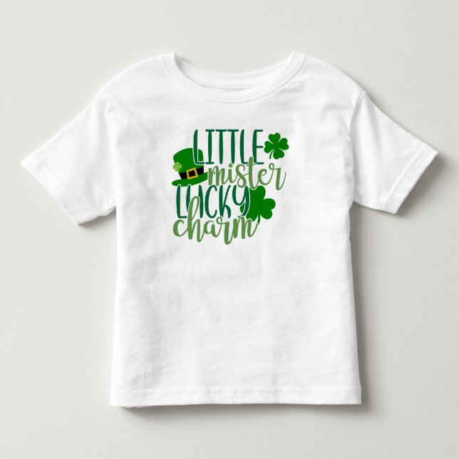 Little Mister Lucky Charm T Shirt (Framsida)