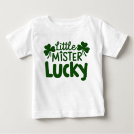 Little Mister Lucky - Cute Shamrocks T Shirt