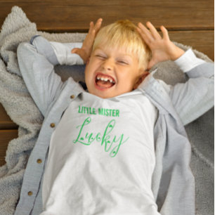Little Mister Lucky St patrick's day T Shirt