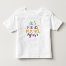 Little Mister Mardi Gras Småbarn T-Shirt