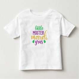 Little Mister Mardi Gras Småbarn T-Shirt