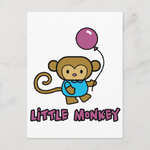 Little Monkey Vykort