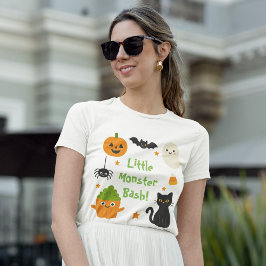 Little Monster Bash Halloween - Cute Spooky - T Shirt