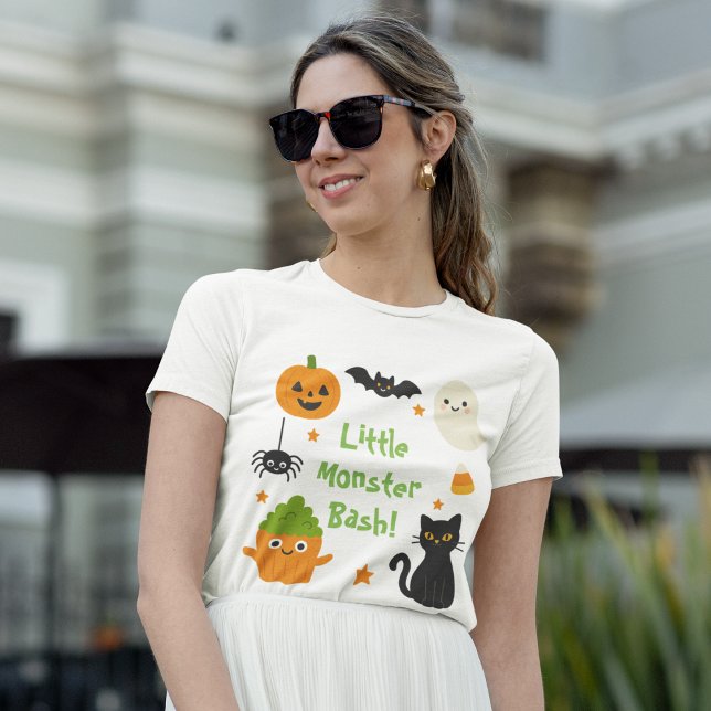 Little Monster Bash Halloween - Cute Spooky - T Shirt (Skapare uppladdad)