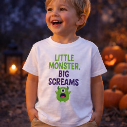 Little Monster, Big Screams T Shirt