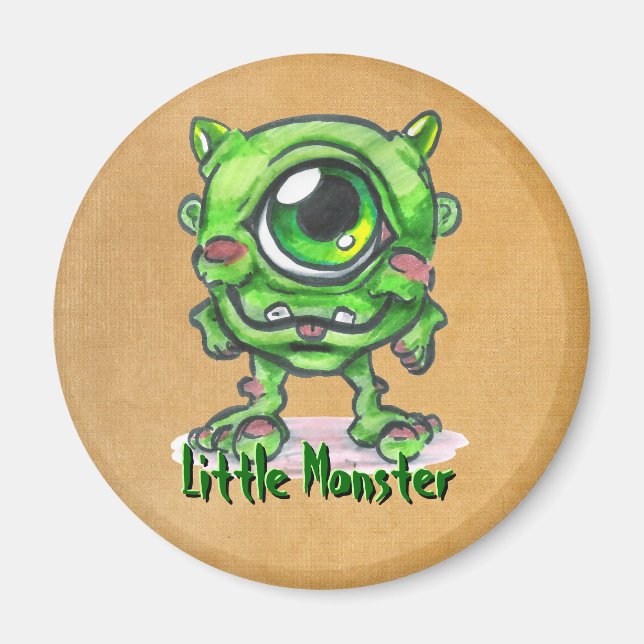 Little Monster Button Magnet (Framsidan)