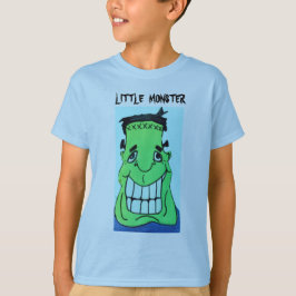 LITTLE MONSTER FRANKENSTEIN-pojkar T Tee Shirt