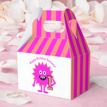 Little Monster Girl Cute 1st Birthday Rosa Rand
