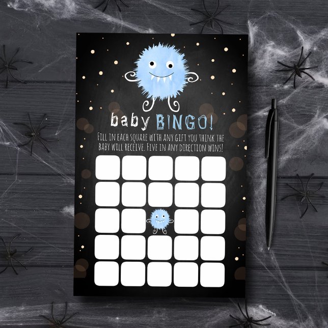 Little Monster Halloween Baby Shower Bingo (Skapare uppladdad)