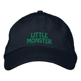 Little Monster Halloween Embroiderade Cap Broderad Keps