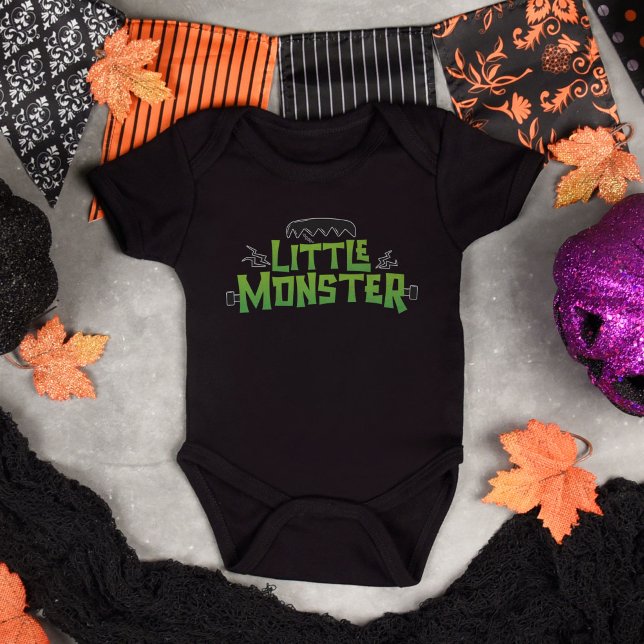 Little Monster Halloween Family Matching Funny T Shirt (Little Monster Halloween Family Matching Bodysuit)