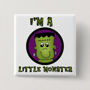 Little Monster Halloween Tshirts och presenter Knapp