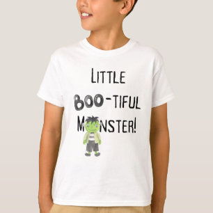 Little Monster Kids Halloween Cute Barns T Shirt