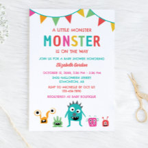 "Little Monster" på babyskor Halloween