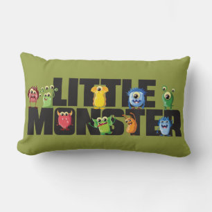 Little Monster Polyester Dekorativ kudde13" x 21" Lumbarkudde