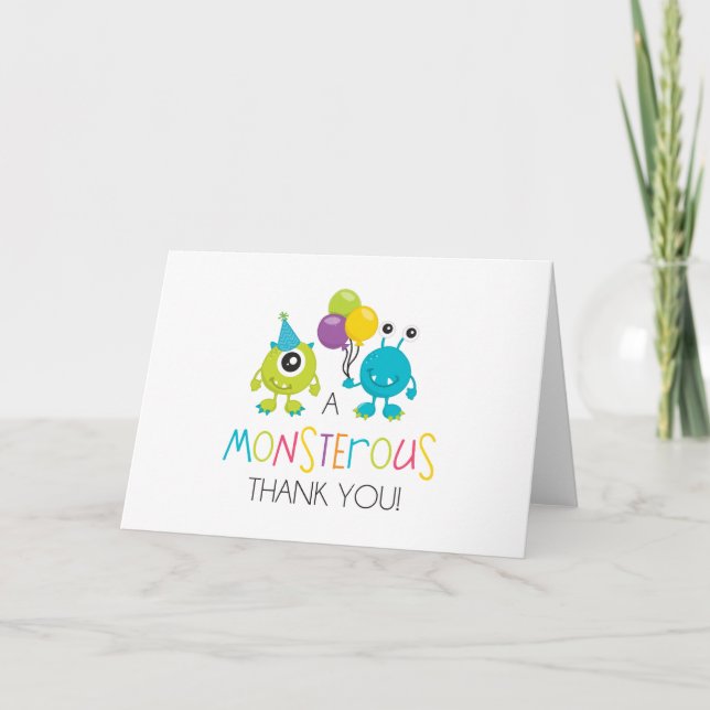 Little Monster - tackkort Kort (Framsida)