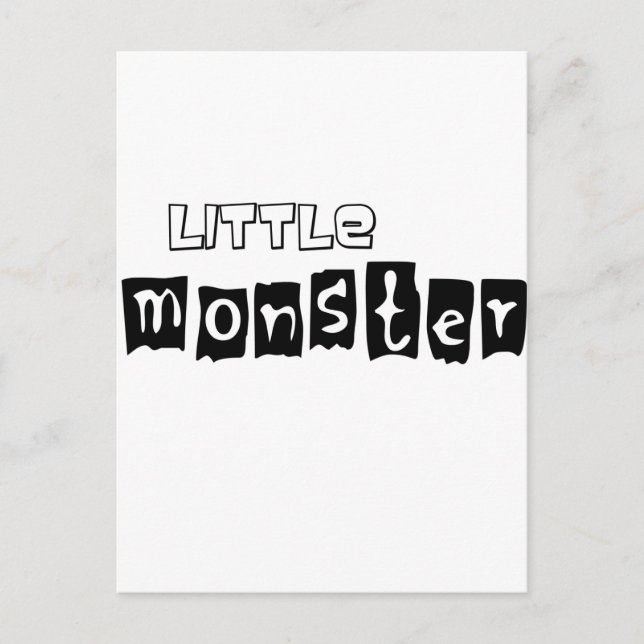 Little Monster Vykort (Framsida)