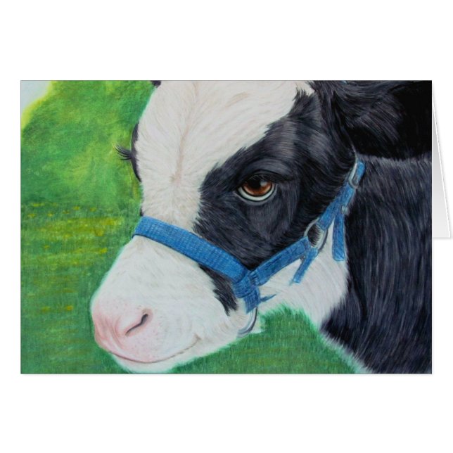 Little Moo Hälsningskort (Framsidan Horizontal)