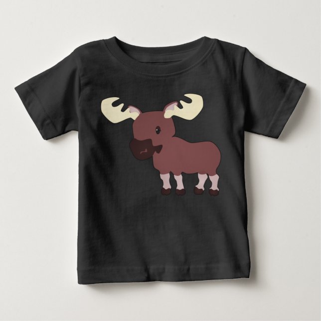 Little Moose Baby Shirt T (Framsida)