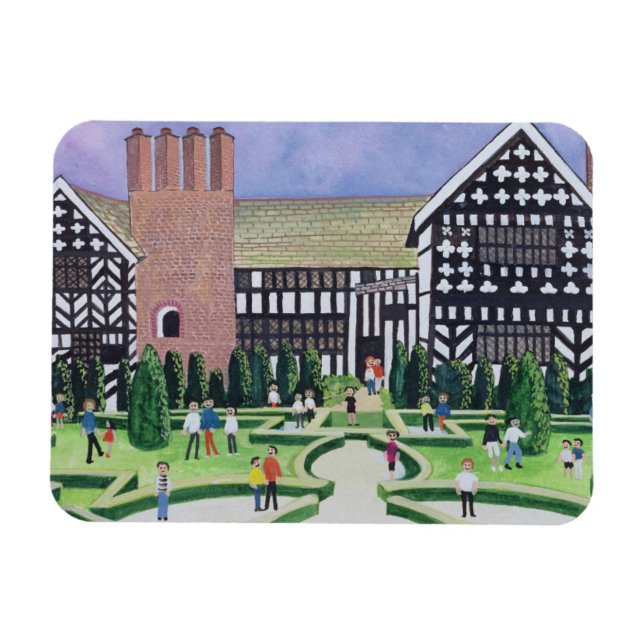 Little Moreton Hall 1995 Magnet (Horisontell)