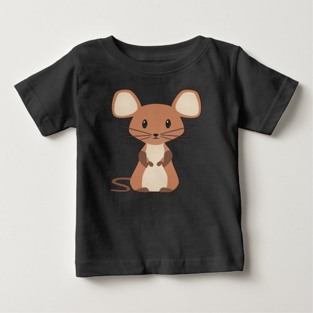 Little Mouse Baby Shirt Tee (Framsida)