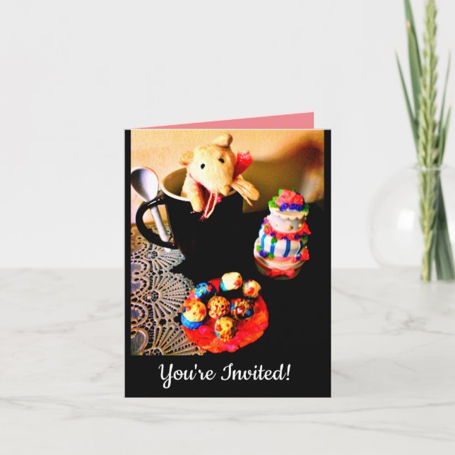 Little Mouse Inbjudan (Framsida)