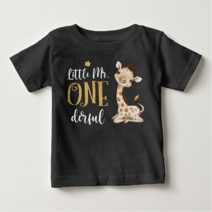 Little Mr One Derful 1st Birthday T Shirt
