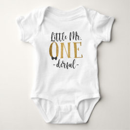 Little Mr One Derful 1st Birthday T Shirt