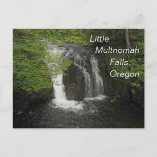 Little Multnomah Falls Oregon Photo Vykort