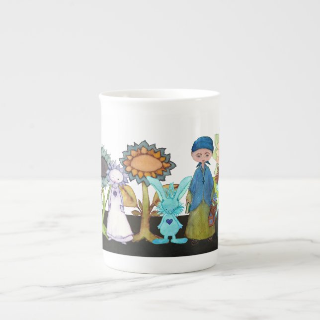 Little Mustard Seed & Friends bone China mugg Benporslin Mugg (Framsidan)