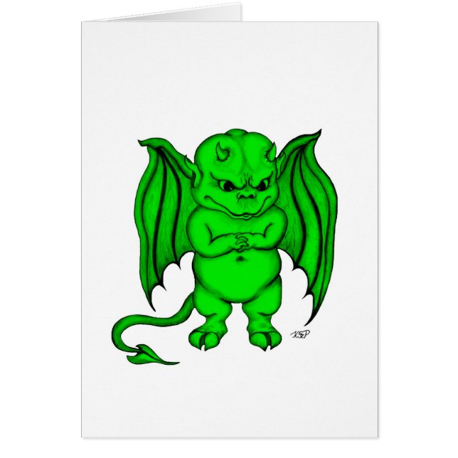 Little nasty Djävulen Hälsningskort (Framsidan)