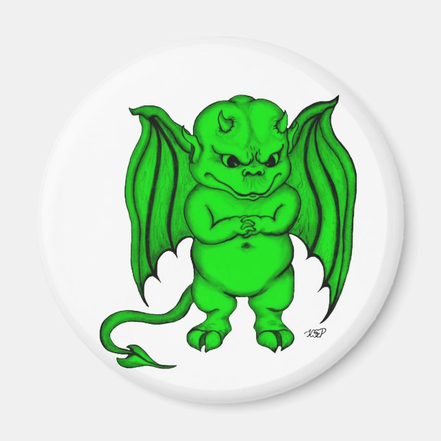 Little nasty Djävulen Magnet (Framsidan)