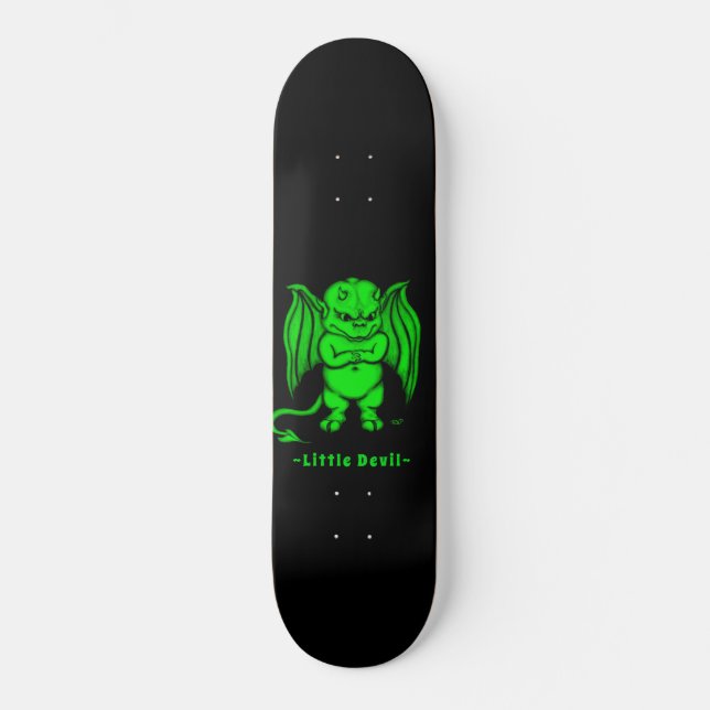 Little nasty Djävulen Mini Skateboard Bräda 18,5 Cm (Framsida)