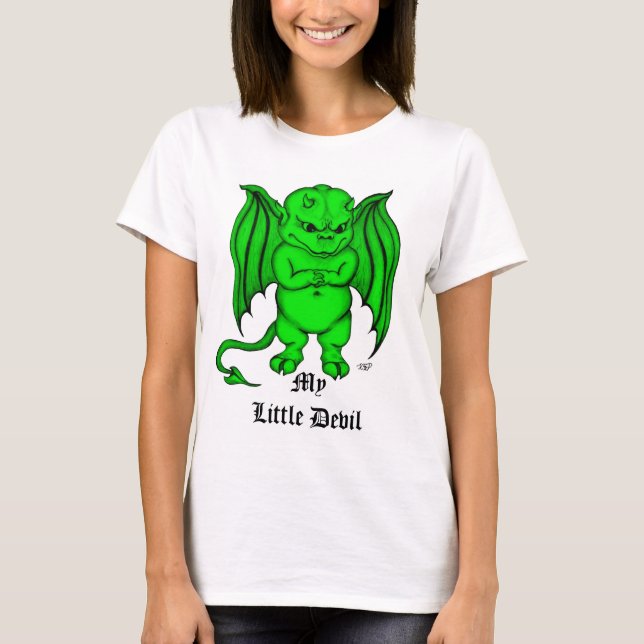 Little nasty Djävulen T Shirt (Framsida)
