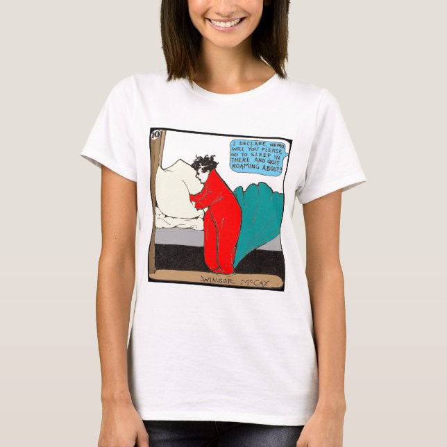 "Little Nemo" i Bed T-shirt (Framsida)