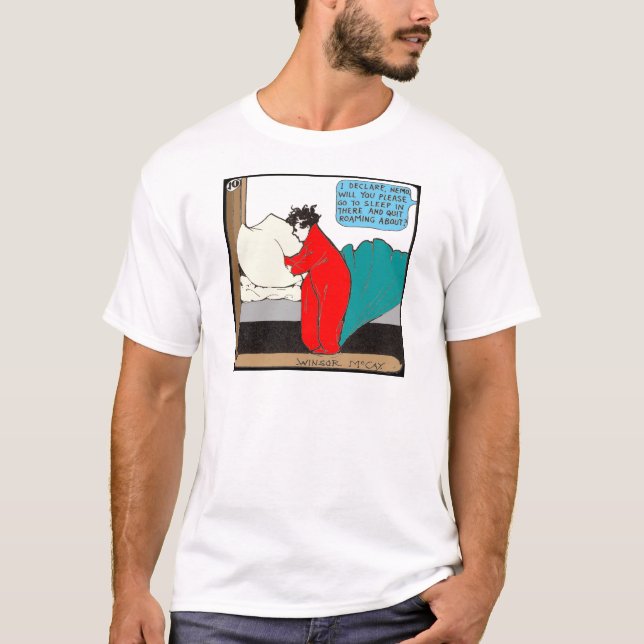 "Little Nemo" i Bed T-shirt (Framsida)