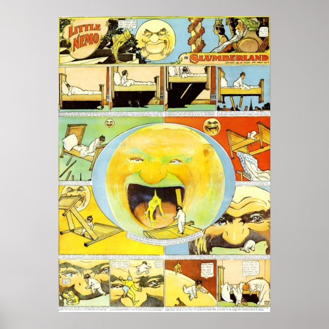 Little Nemo och Måne Poster (Framsidan)