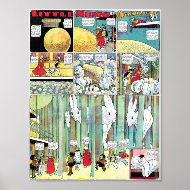 Little Nemo och Rabbits Poster (Framsidan)