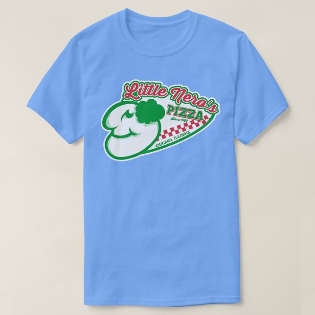 Little Neros Pizza Logotyp T Shirt (Design framsida)