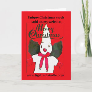 Little New Orleans Snögubbe Helgdag Card Helgkort