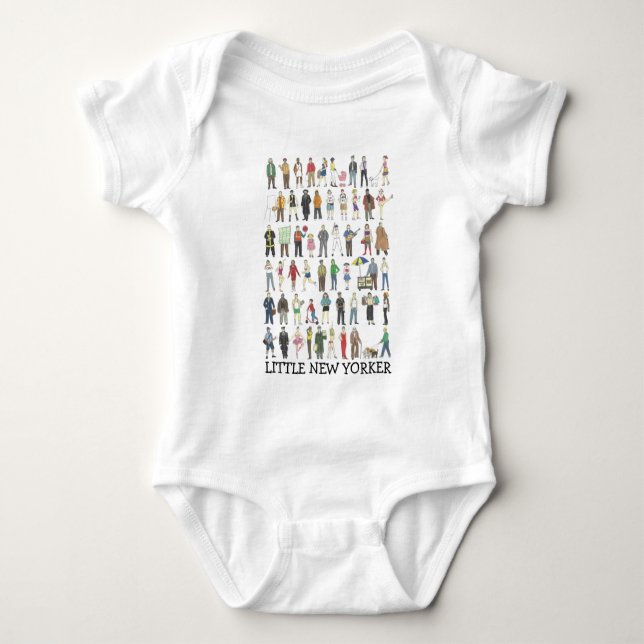 Little New Yorker People of NYC New York City Tröja (Framsida)