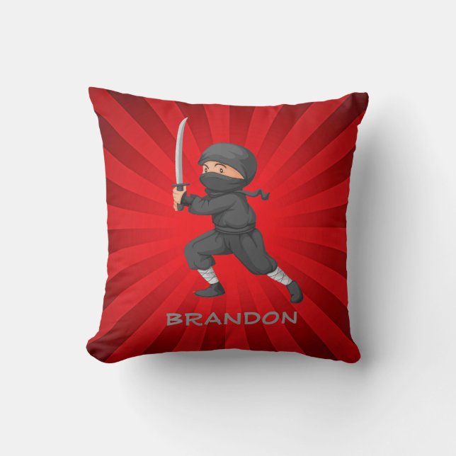 Little Ninja Design Dekorativ kudde (Framsida)